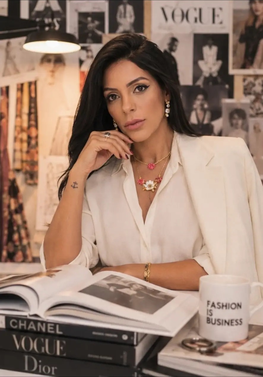 Retrato de Evelyn Rocha, fundadora do Instituto Fashion Business